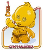 Image of 3PO Cybot Galactica Tee