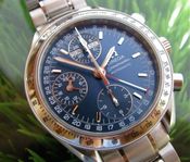 Image of VINTAGE OMEGA SPEEDMASTER TRIPLE CALENDAR in MINT CONDITION- SOLD! 