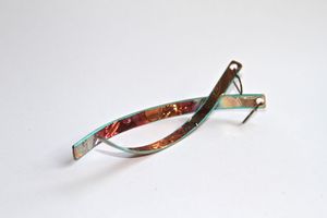 Image of Long Copper Blueberry Earrings