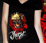 Image of Rose King - Womens V-Neck