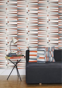 Image of Backgammon Wallpaper - Harvest Orange