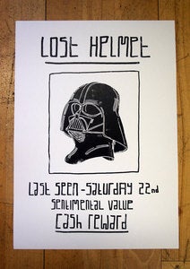Image of A3 'Lost Helmet' Digital Print