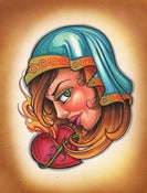 Image of Original Drawing- Mary and heart