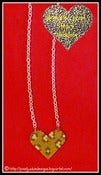 Image of leopard print heart