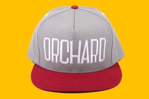 Image of Orchard Snapback Hat - Sherman Text - Granite & Blood