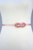 Image of Tea Stained Rose Bridal Sash