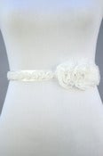 Image of Ostrich & Flower Bridal Sash