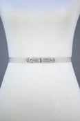 Deco Rhinestone Bridal Sash