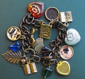 Image of Hearts Books Charm Bracelet for Bibliophiles