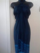 Image of Blue Halter Dress sz 1x