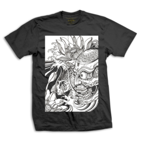Image of Tibetan Skull, Koi and Lotus