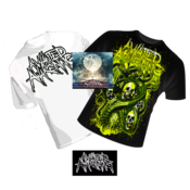 Image of CATHARSIS FULL LENGTH CD/ WHITE & BLACK SHIRT BUNDLE 