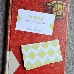 Image of 50's Diamonds Calling Cards