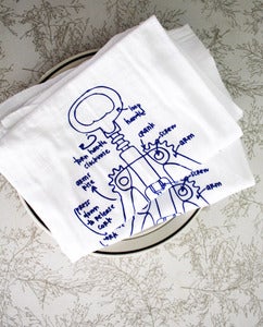 Image of Wine Lovers - floursack tea towels