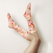 Image of Watercolour Printed Socks
