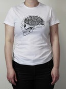 Image of Hard Head tee-shirt white - woman fit