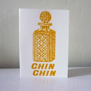 Image of Chin Chin greeting card