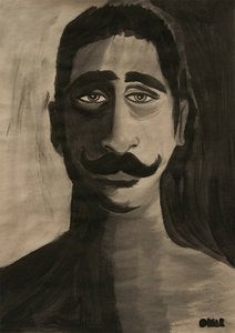 Image of 'Julius - Sneezer'. Original painting by Omar Zingaro Bhatia.