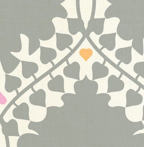 Image of leaf damask - fabric strike off
