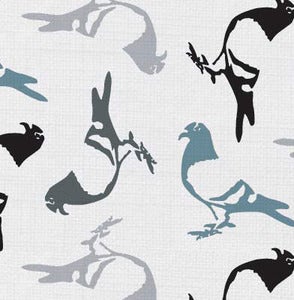 Image of pigeon - fabric strikeoff