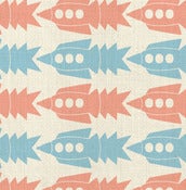 Image of rockets -  fabric strike off