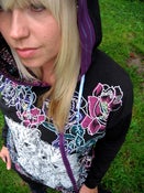 Image of glitter kitty hoodie SOLD
