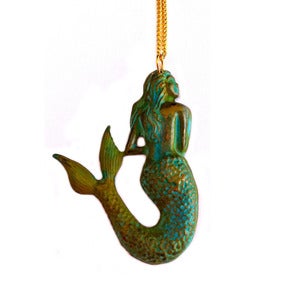 Image of Patina Mermaid Necklace