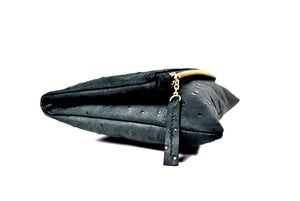Image of Oversized Fold - Grey Ostrich