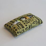 Image of travel tissue case - olive font