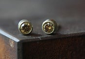 Image of Chocolate Diamond Earrings in 14kt gold- as seen in LUCKY Magazine