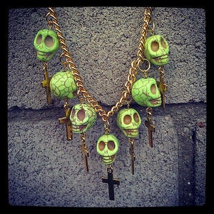 Image of Neon Green Dead Man's Bones