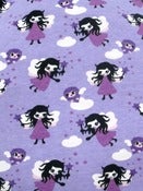 Image of Purple fairies jersey (by the half metre)