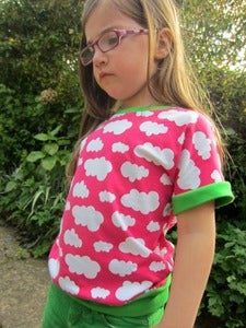 Image of Dolman tee unisex sewing pattern (18m/2T, 3T/4T, 5Y/6Y, 7Y/8Y) - PDF