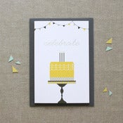 Image of "Fancy Cake" Birthday Card