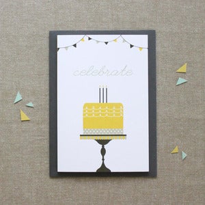 Image of "Fancy Cake" Birthday Card