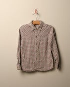 Image of SALE c. 1970s checked cotton shirt