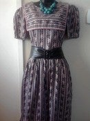 Image of Vintage Floral Sailor Dress 