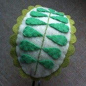 Image of sprout headband // jade rounded leaves