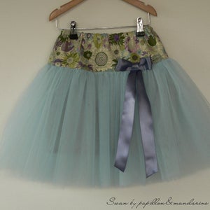 Image of *Patron gratuit* Swan, jupe en tulle