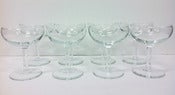 Image of Set of 8 Coupe Glasses 2