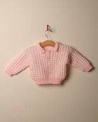Image of SALE c. 1980s hand knit collar jumper