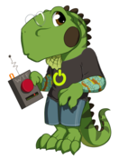 Image of Chibi Zig Vinyl Sticker