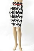 Image of Print Ponti Pencil Skirt