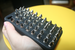 Image of Black Punk Rock Edgy Silver Spiky Spikes Studded Iphone 4 Case