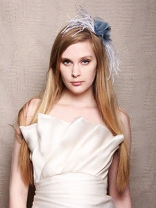 Image of Christian Siriano for SinCerae Head Piece No. 5 (Blue/White) 