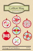 Image of Vintage Pot Holders - PDF Pattern #936