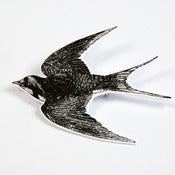 Image of BROOCH - the bird: if only i could....