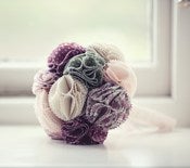 Image of Fabric Bridal Bouquet
