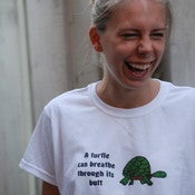 Image of A turtle can breath through its butt