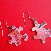 Image of Puzzle Piece Earrings